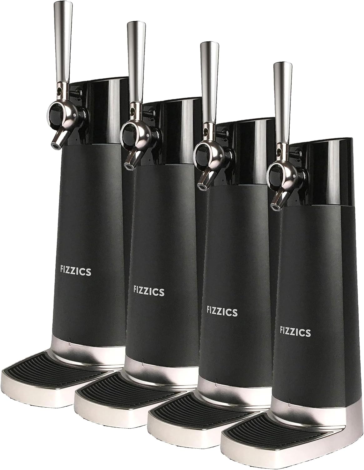 FIZZICS - DraftPour Beer Dispenser - Converts Any Can or Bottle Into a Nitro-Style Draft, Gift for Men and Beer Enthusiast, Beer Tap Draft Machine - Carbon